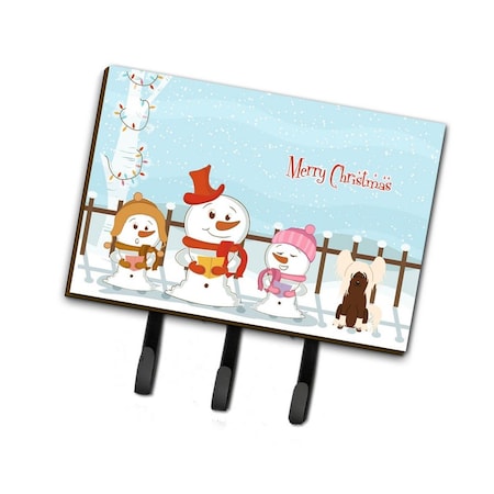 Carolines Treasures Merry Christmas Carolers Chinese Crested Cream Leash or Key Holder BB2444TH68